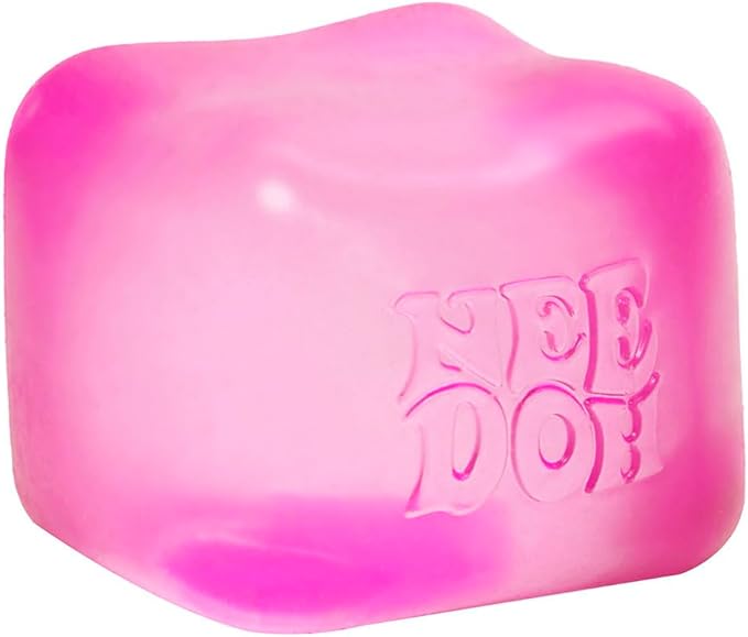 Schylling Needoh Nice Cube Sensory Toy with a Super Solid Squish - Colors May Vary 3 Pack