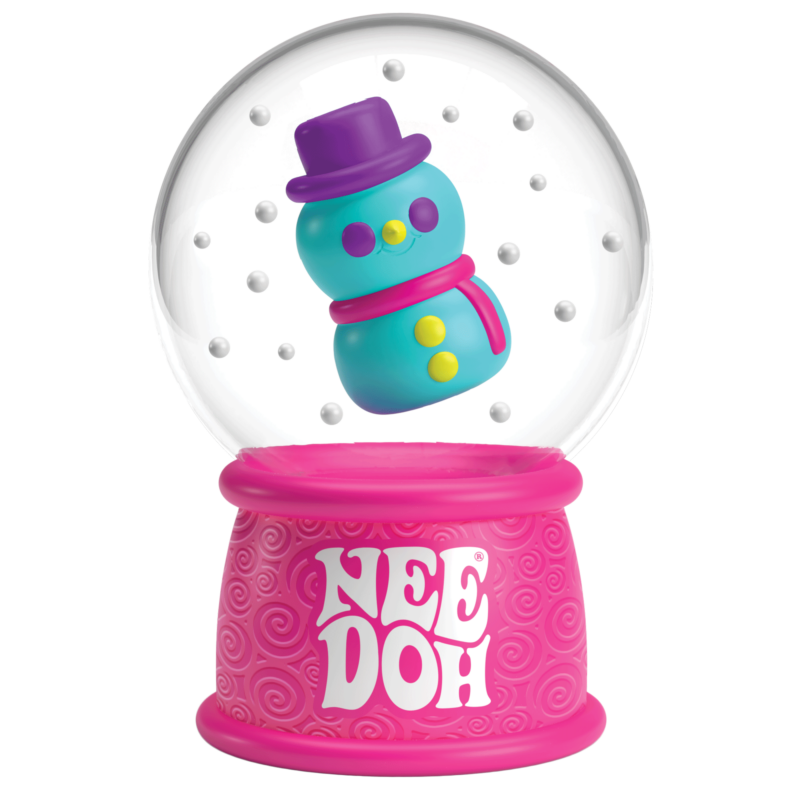 NeeDoh Squish N Flow Snow Globe