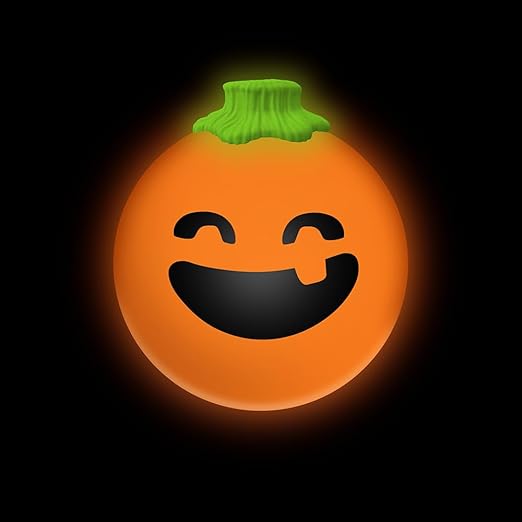 Schylling NeeDoh Jack Glow Lantern - Halloween Squeeze Toy - Assorted Designs - For Kids 3 to Adults (Pack of 1)
