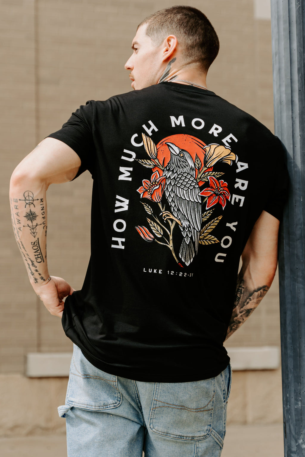 Ravens & Lilies T-Shirt (Black)