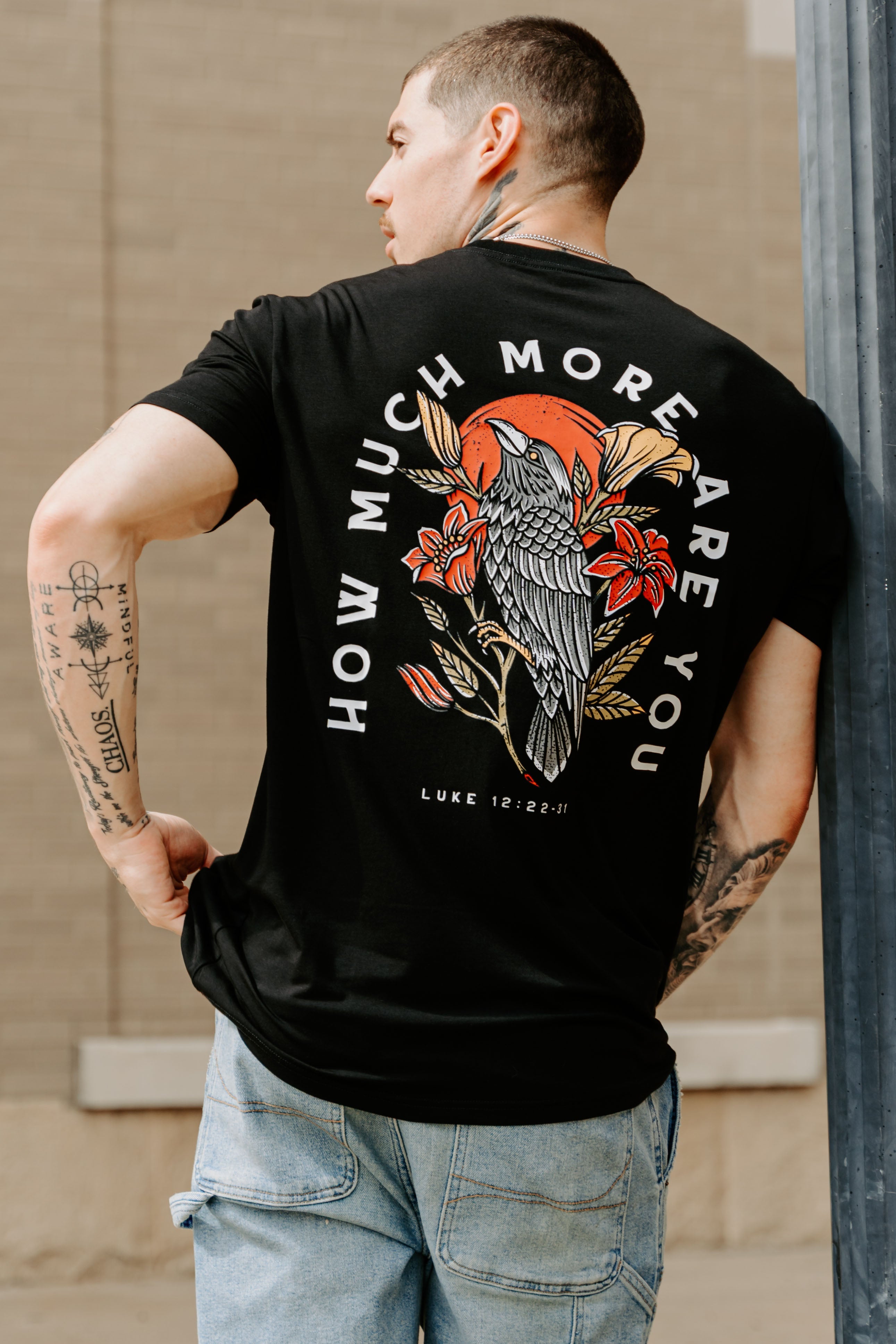 Ravens & Lilies T-Shirt (Black)